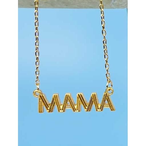 Metal Mama Necklace - Gold - Jewelry