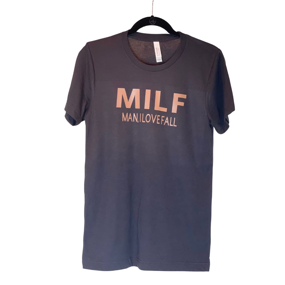 MILF. Man I Love Fall Graphic Tee - Tops