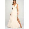 Athena Maxi Dress - Small / Natural Linen - Dresses