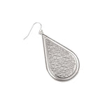 Moroccan Filigree Teardrop Earrings - Silver - Jewelry