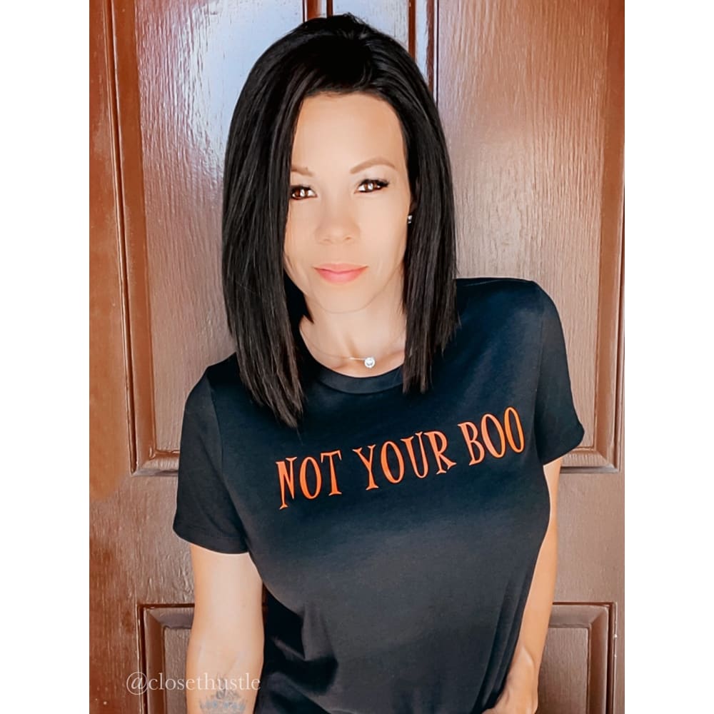 Not Your Boo Graphic Tee - Tops